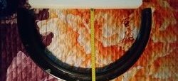 1 249 р. Универсальные расширители колёсных арок Uni Лада Калина 2192 хэтчбек (2013-2018) (Вылет 40 мм (без сужений к краям), Поверхность: глянец ). Увеличить фотографию 15