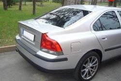 7 999 р. Лип спойлер Sport  Volvo S60  RS,RH седан (2000-2010). Увеличить фотографию 1